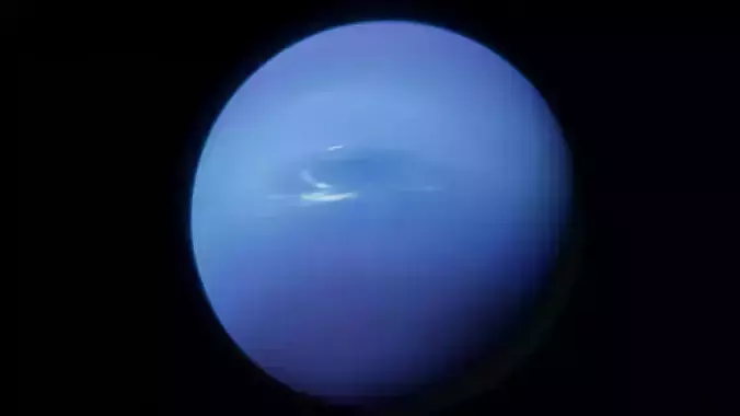 Neptune 8k high res 3D model Low-poly 3D model