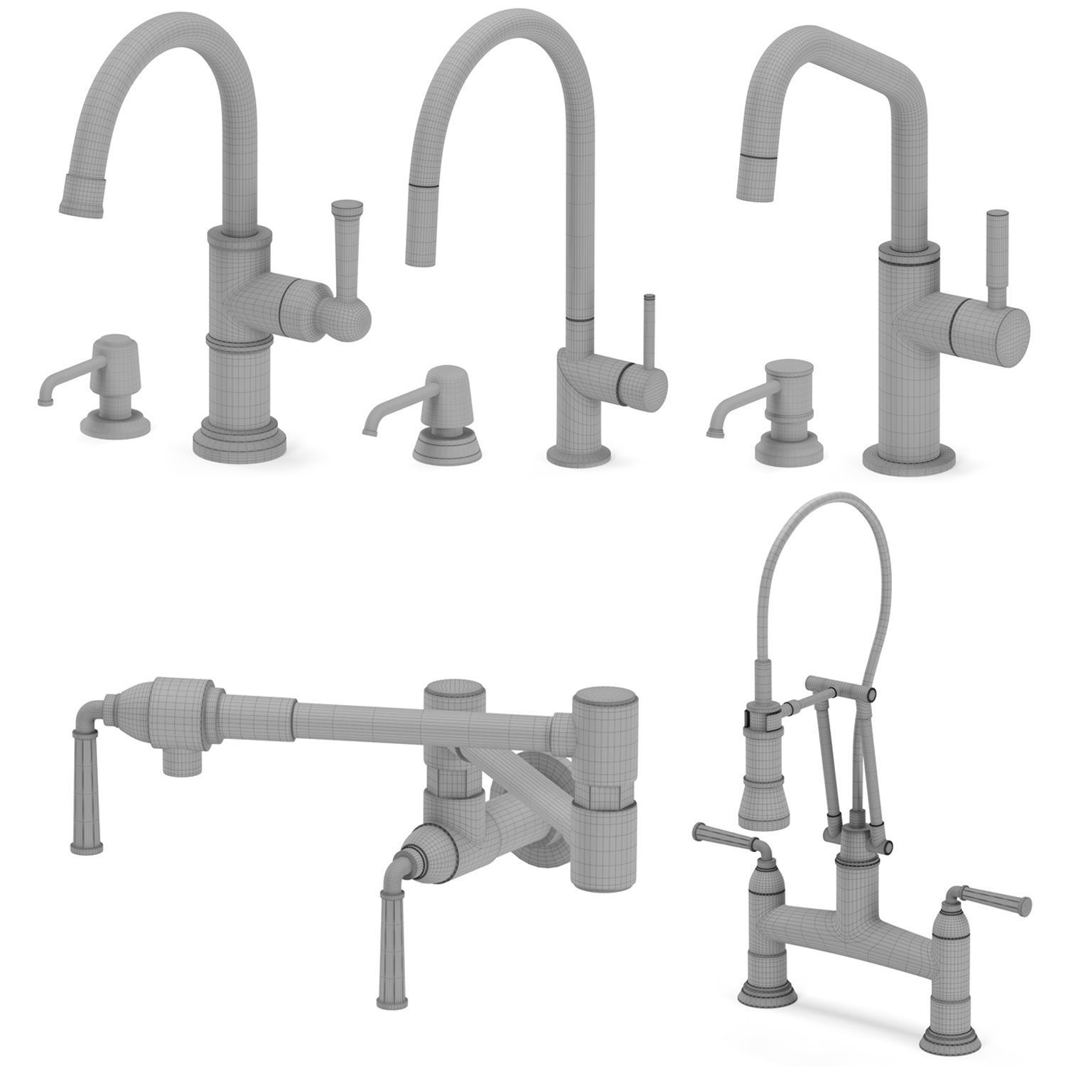 BRIZO kitchen faucets 3D model_10