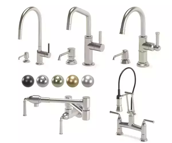 BRIZO kitchen faucets 3D model