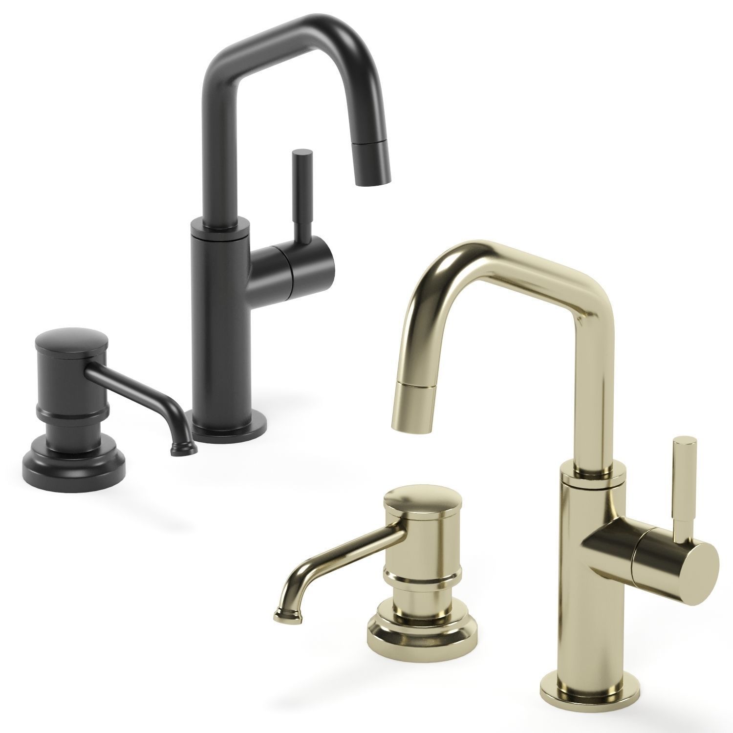 BRIZO kitchen faucets 3D model_5