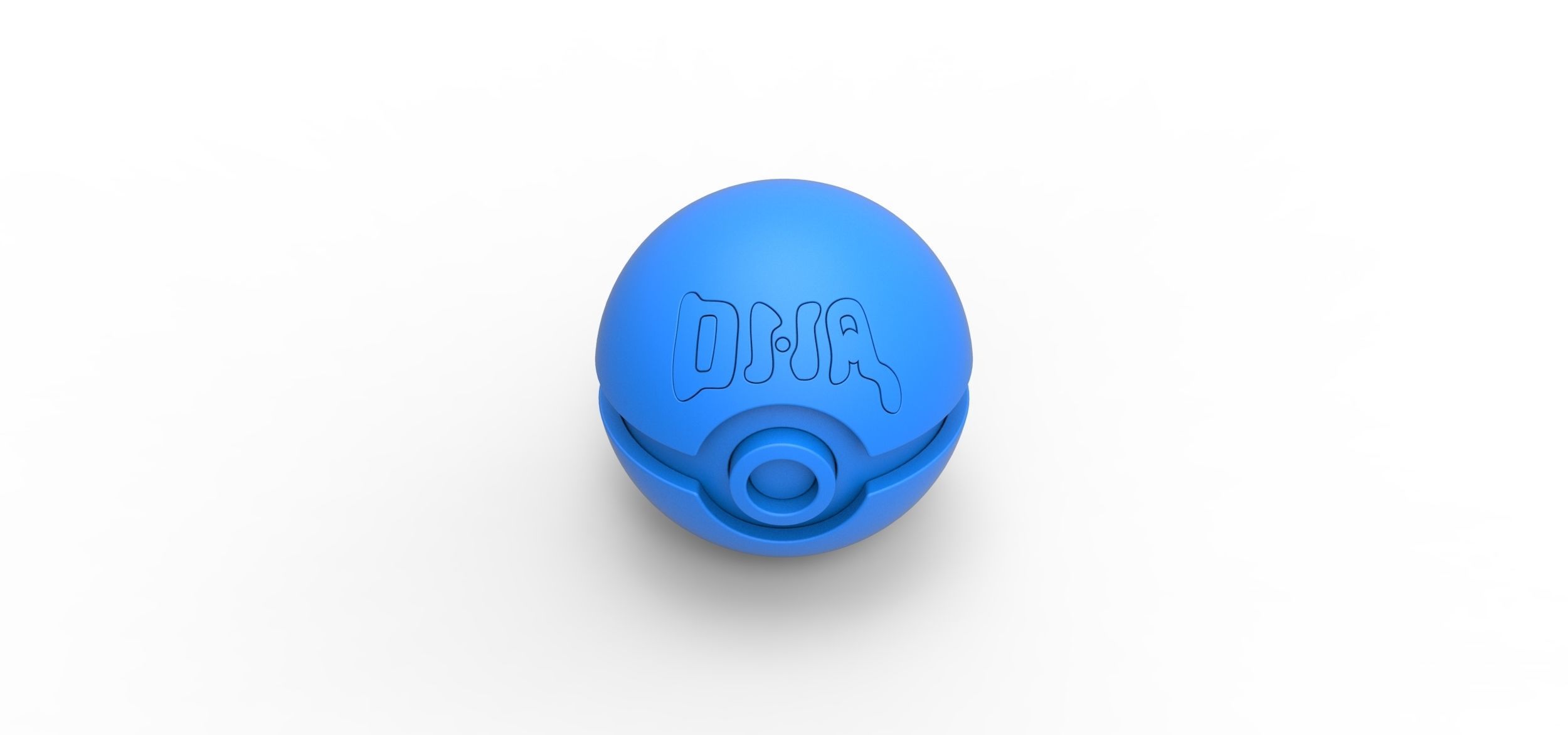DNA ball 3D print model_11