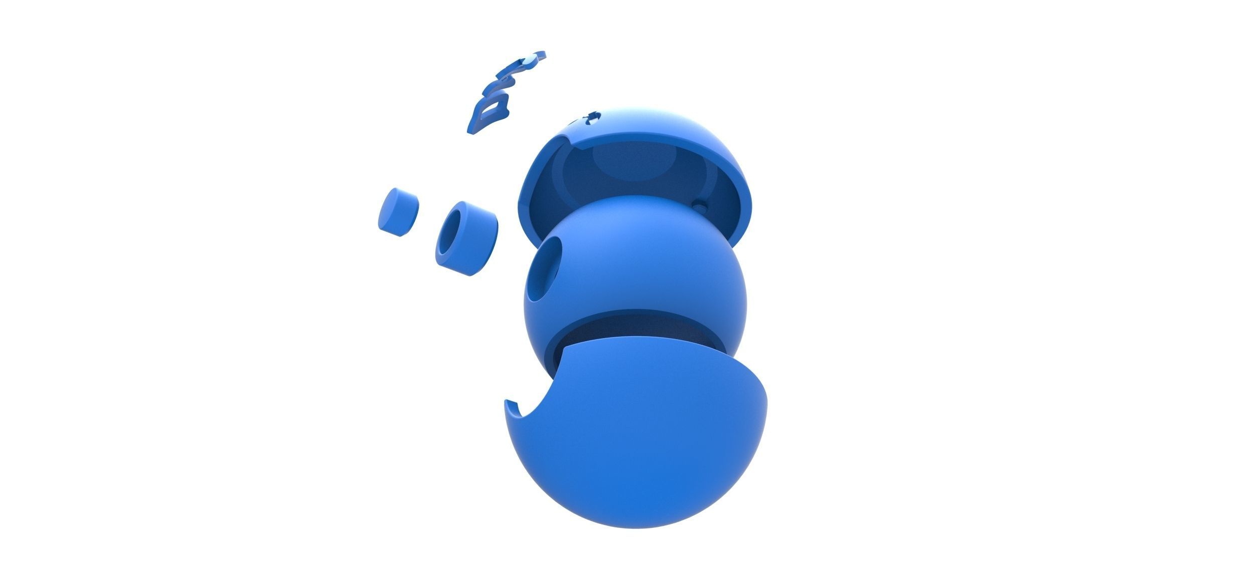 DNA ball 3D print model_17