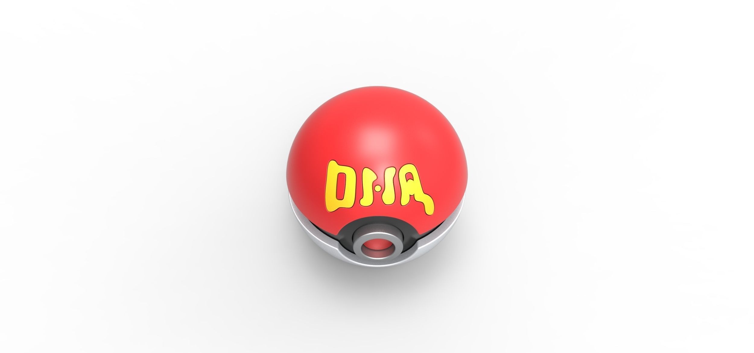 DNA ball 3D print model_3