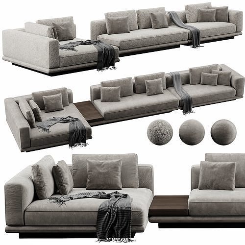 Horizonte Sofaset 3D model 6
