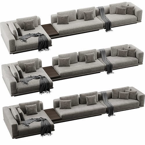 Horizonte Sofaset 3D model 4