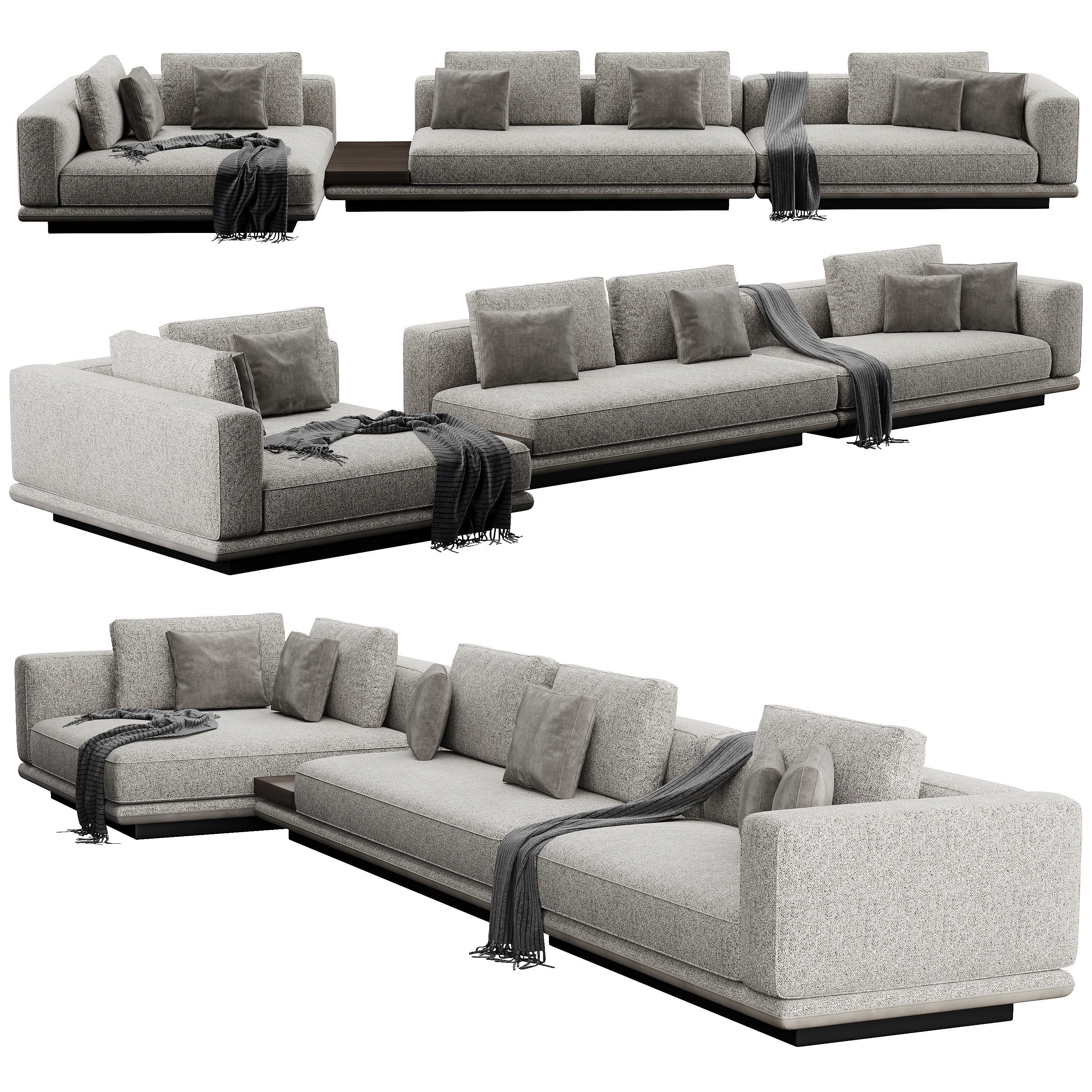 Horizonte Sofaset 3D model_2