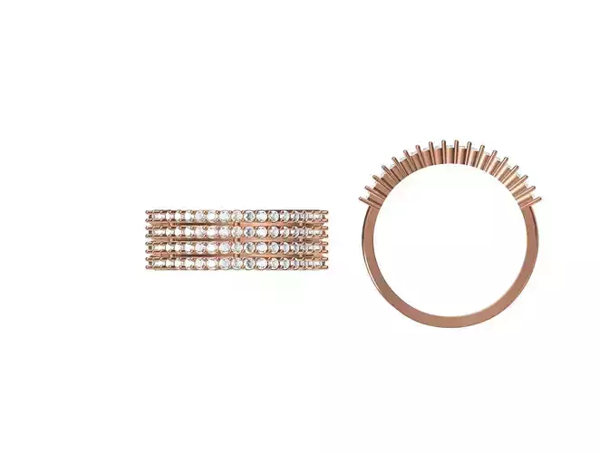 Women Wedding Engagement Ring STL JCD Details