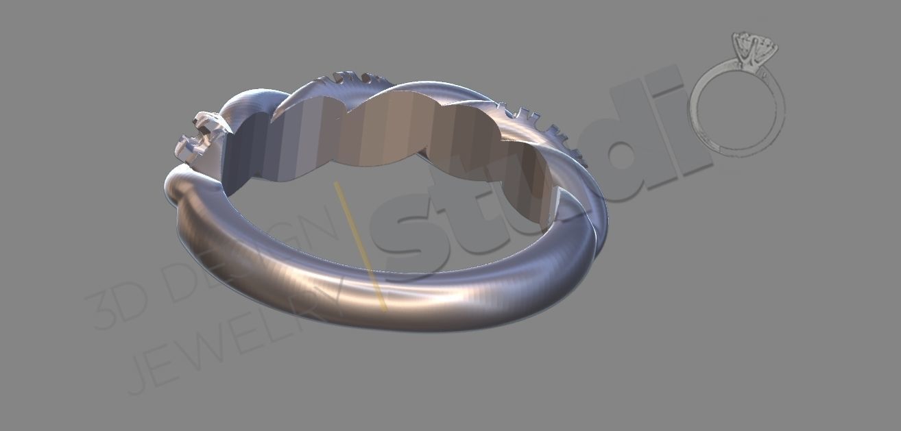 rope rong 3d model 3D print model_5