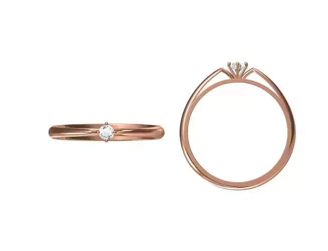 Women Wedding Engagement Ring STL JCD Details