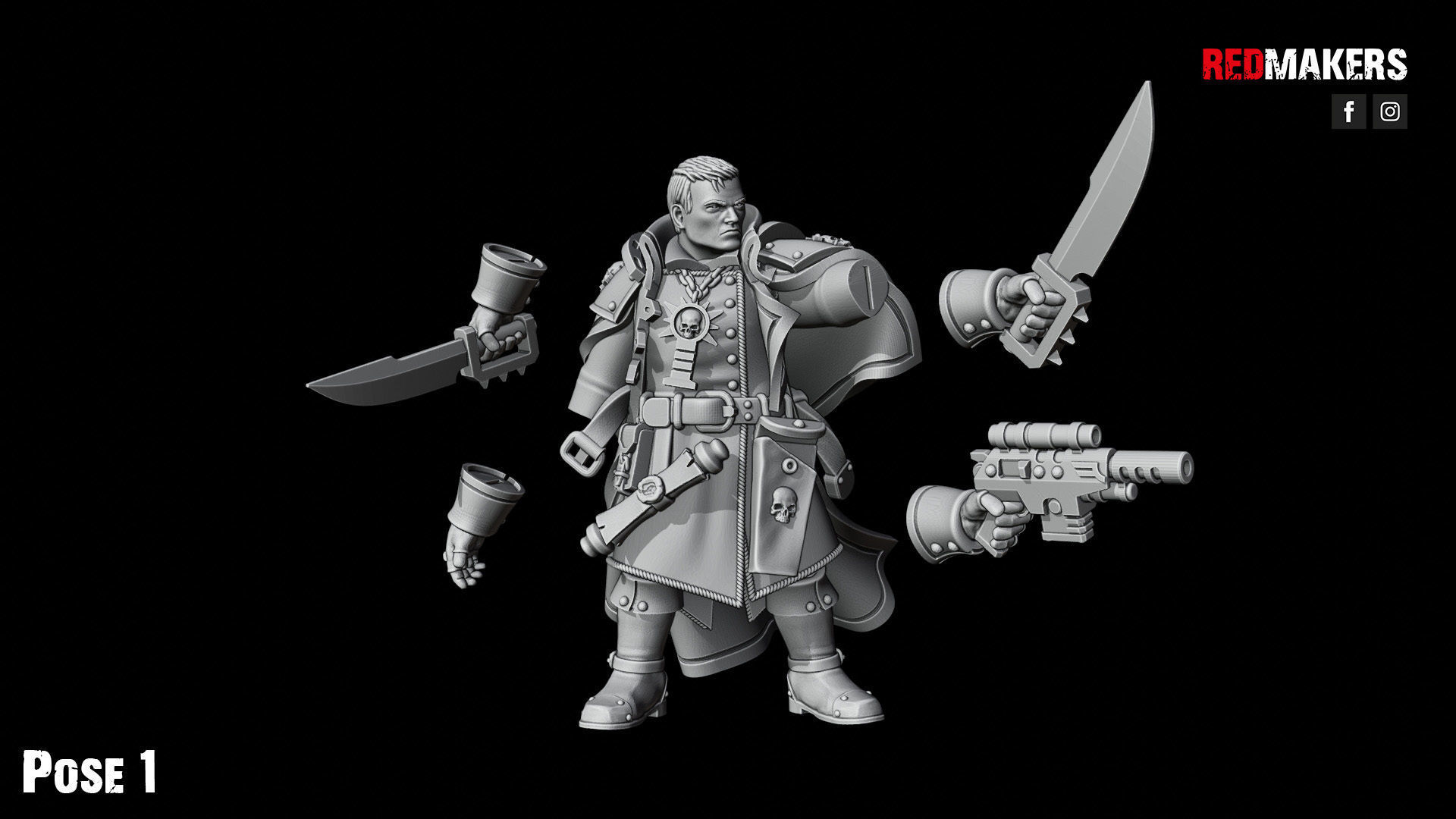 Inquisition Kill Squad - Imperial Force 3D print model_35