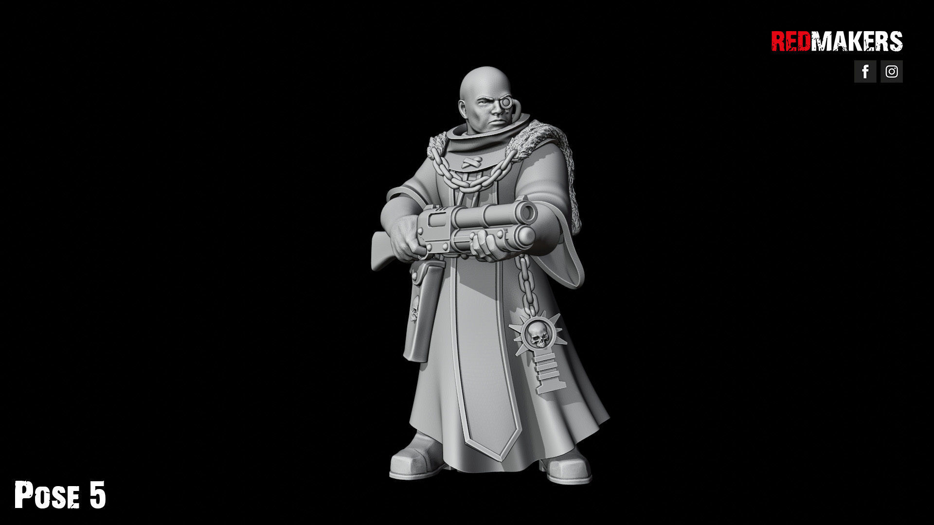 Inquisition Kill Squad - Imperial Force 3D print model_45