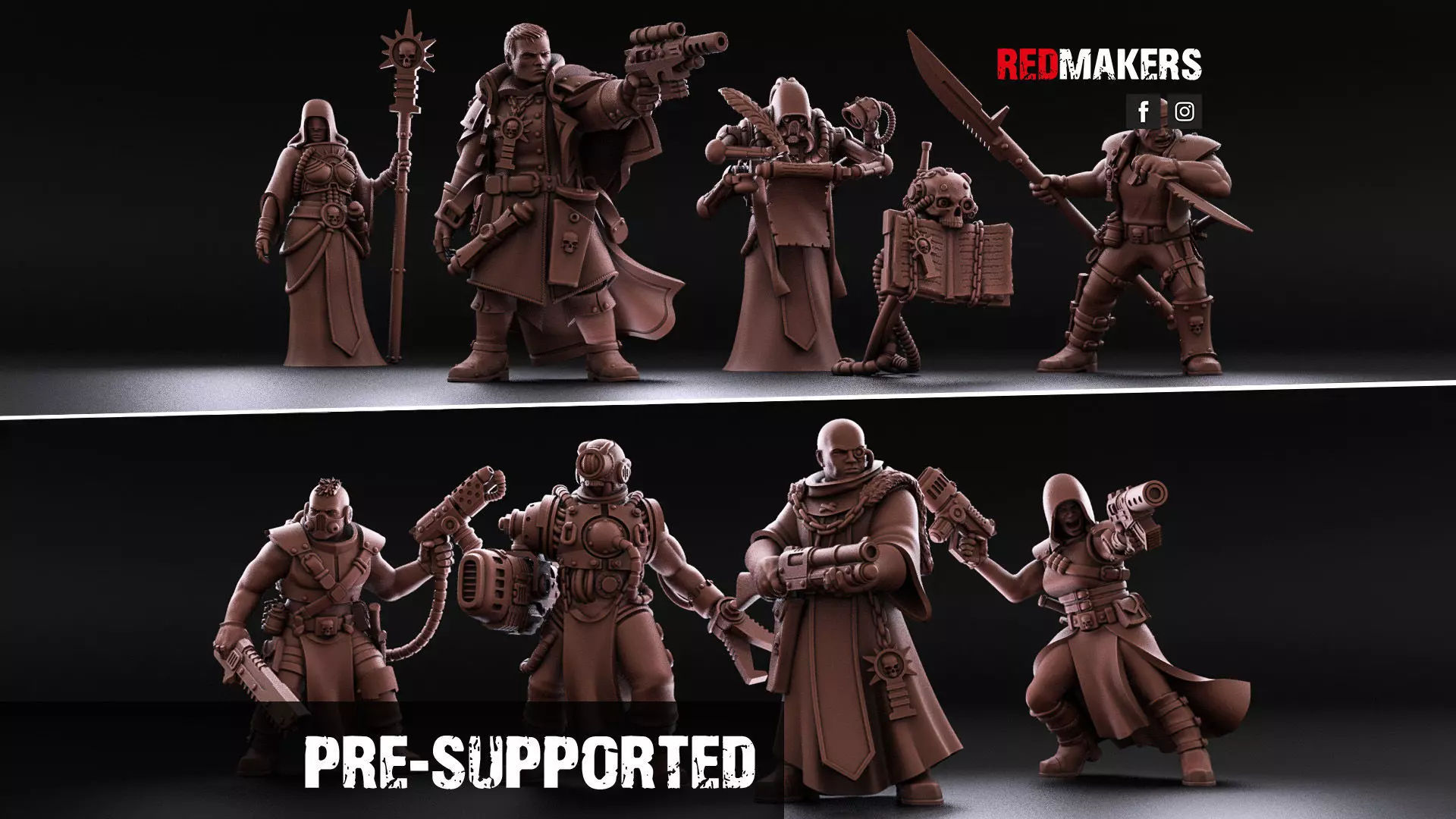 Inquisition Kill Squad - Imperial Force 3D print model_0