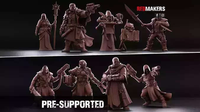 Inquisition Kill Squad - Imperial Force 3D print model