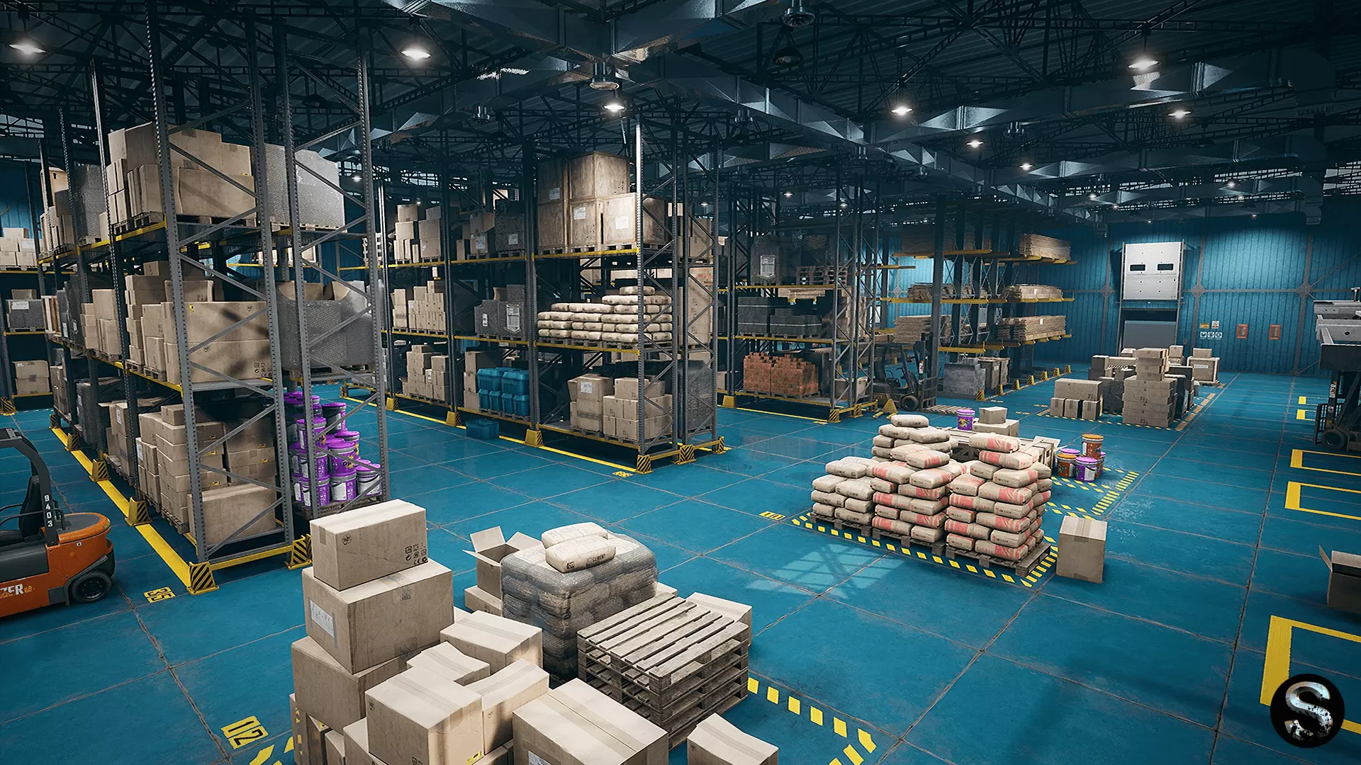 Storage Pack Low-poly 3D model_0