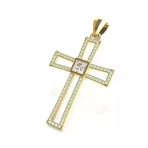 PRINCESS CROSS PENDANT
