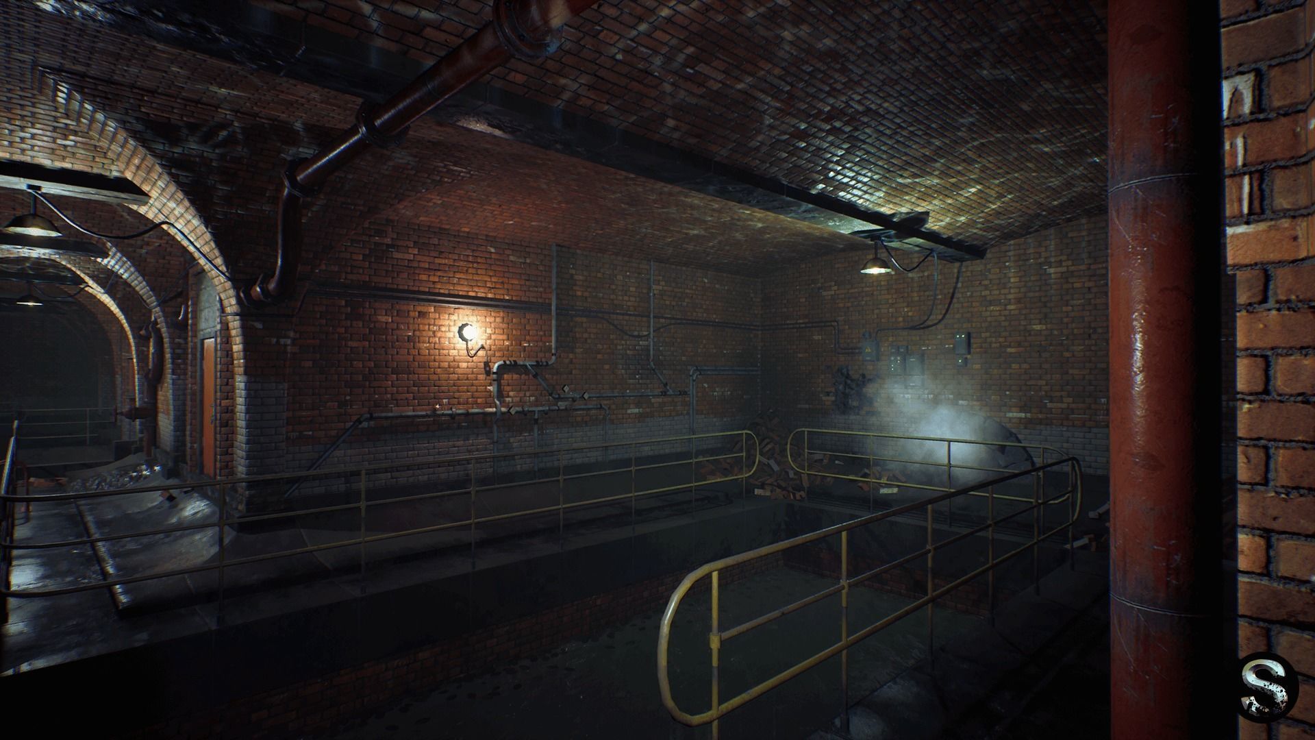 Sewerage Low-poly 3D model_6