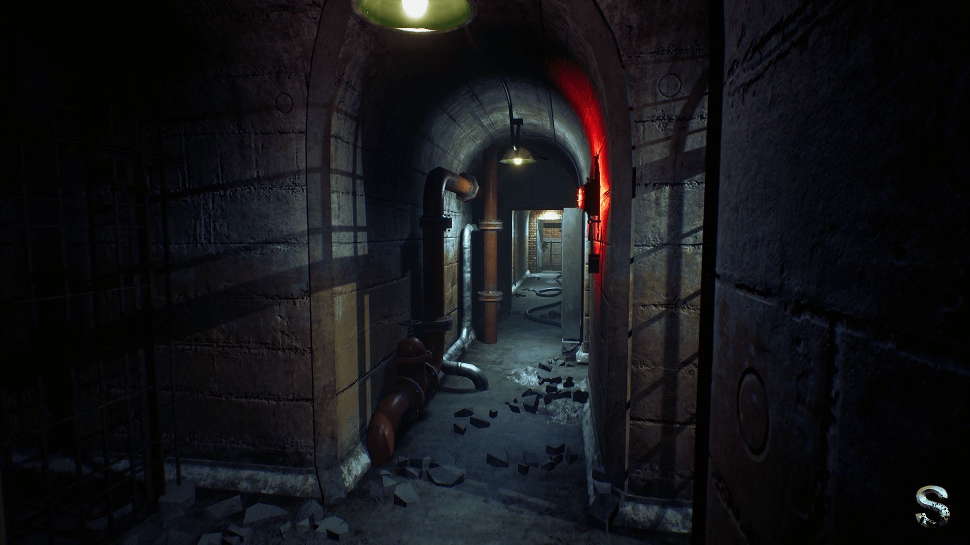 Sewerage Low-poly 3D model_2