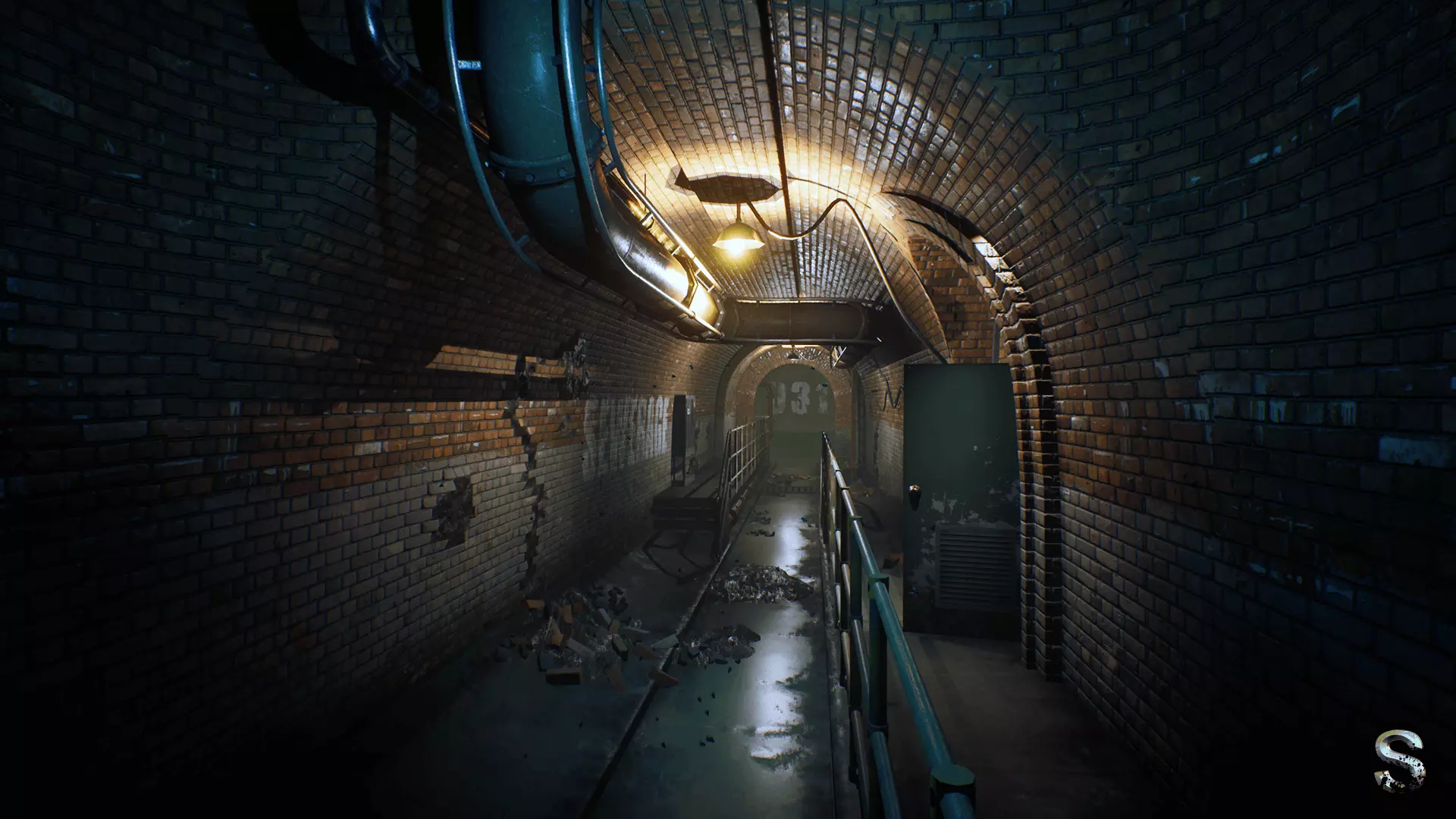 Sewerage Low-poly 3D model_0