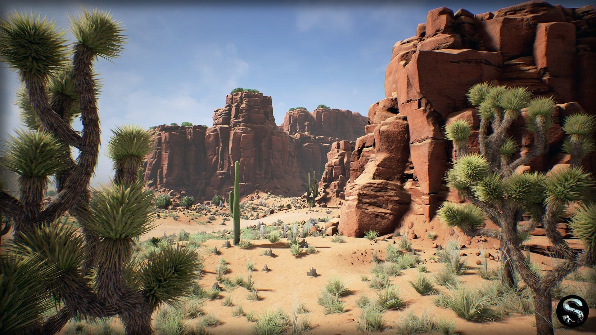 Red Desert Pack Low-poly 3D model_3