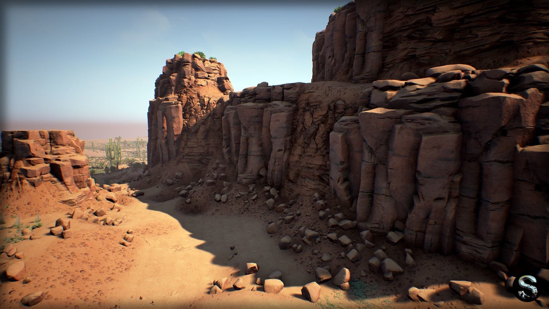 Red Desert Pack Low-poly 3D model_7