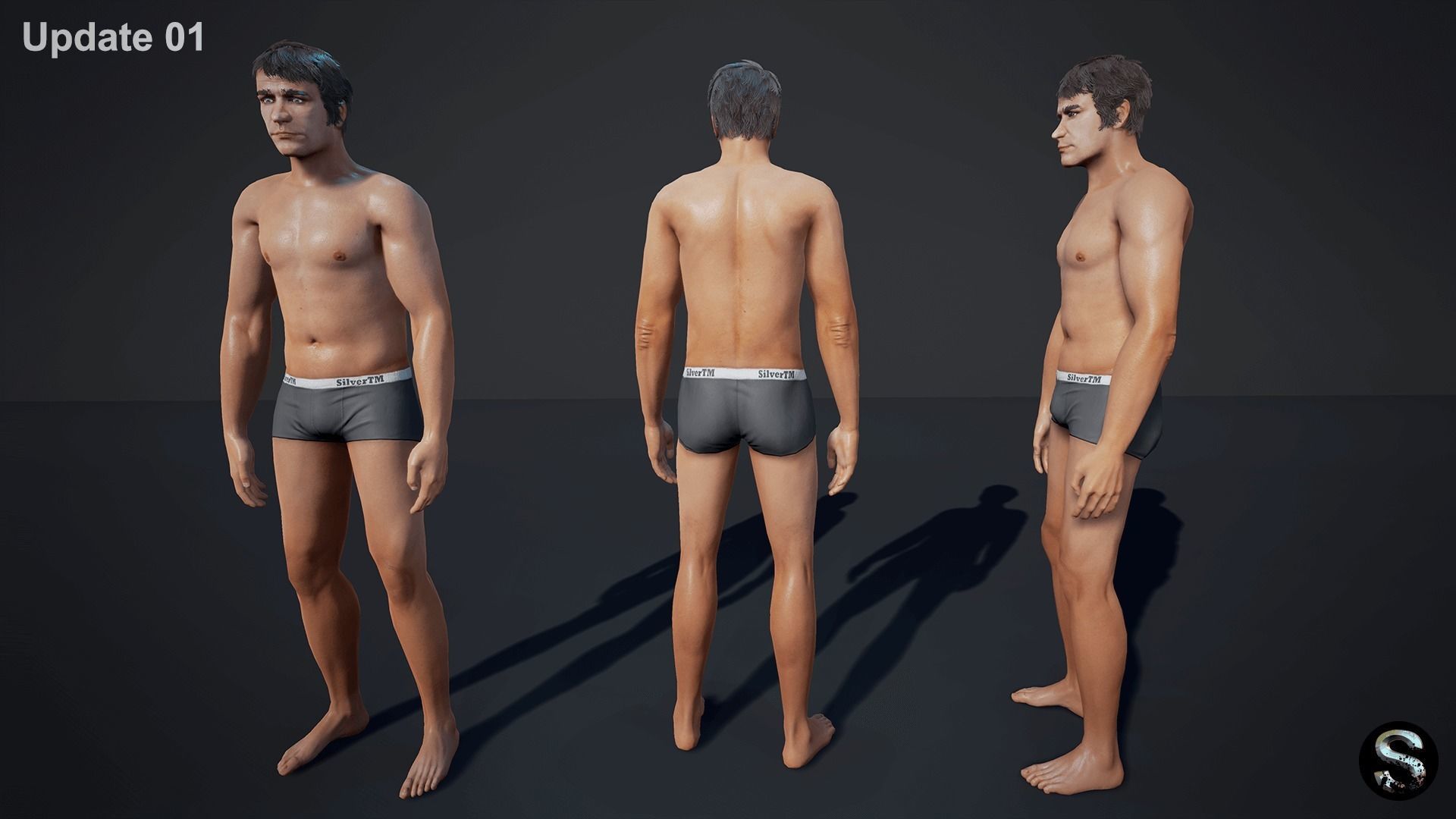 Personnel Low-poly 3D model_13