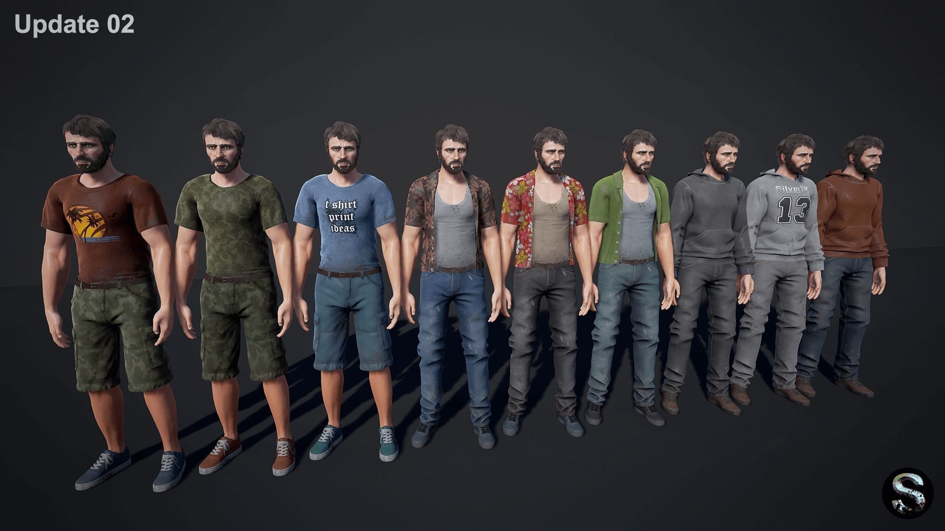 Personnel Low-poly 3D model_20