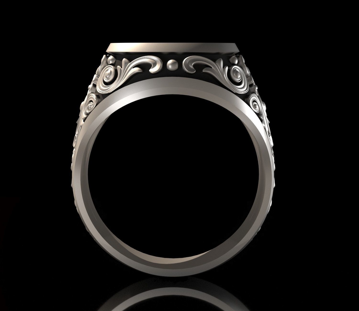 Mens Ring 3D print model_2