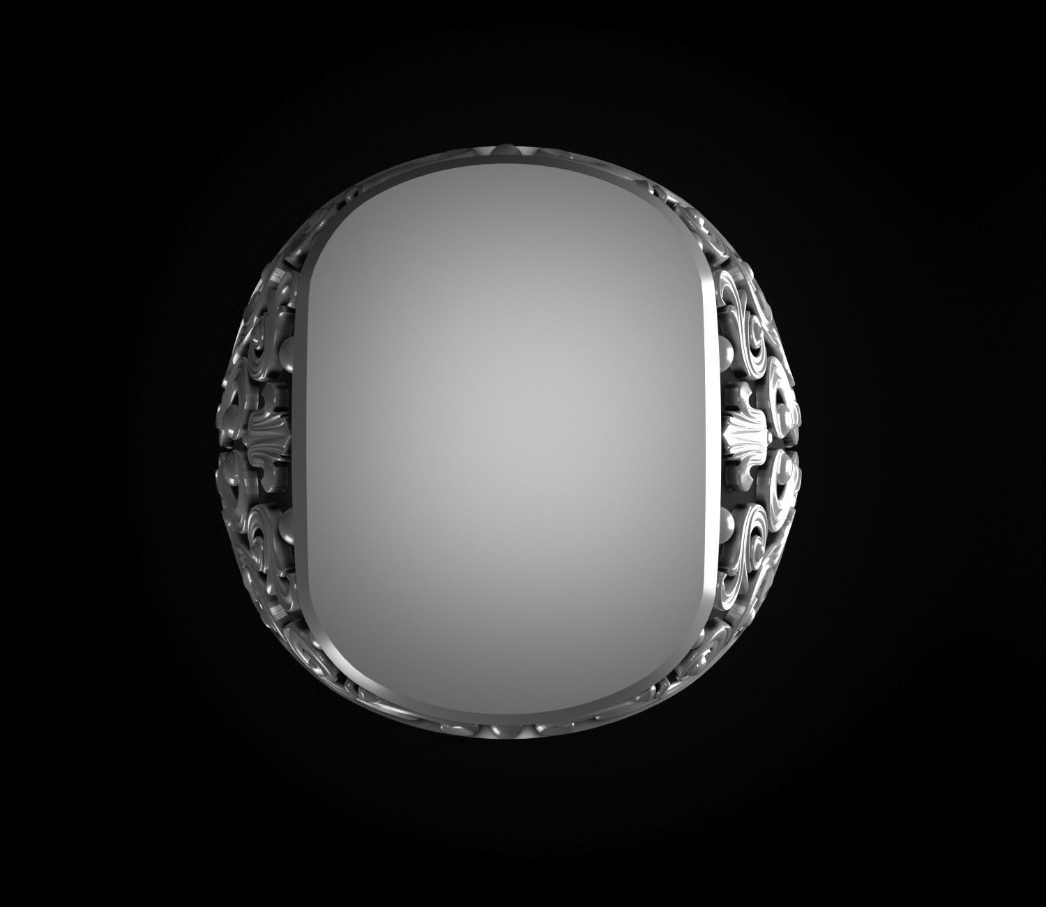 Mens Ring 3D print model_3