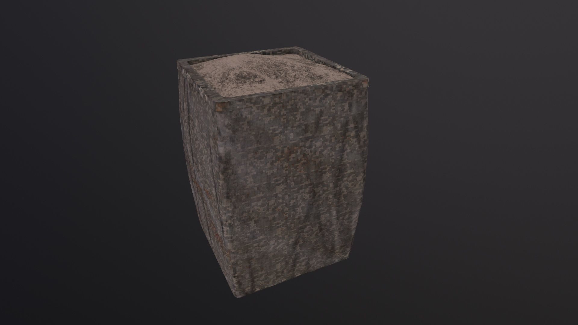 Military Hesco Barriers 3D Model Low-poly 3D model_6