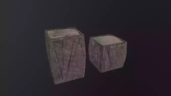 Military Hesco Barriers 3D Model