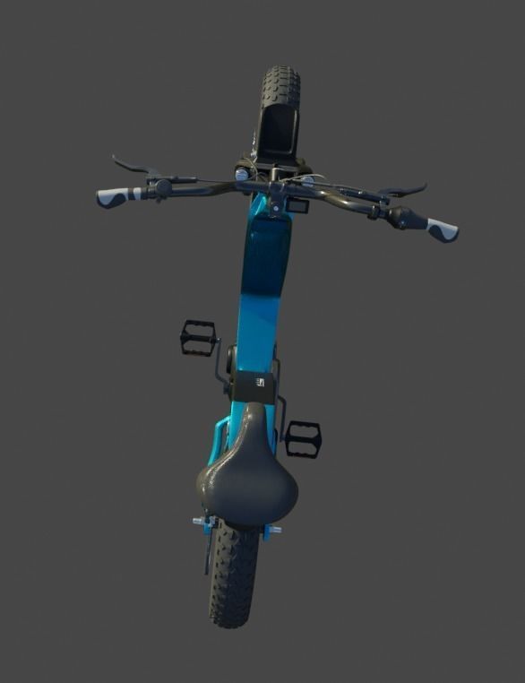 Electric Bicycle 3D model_4