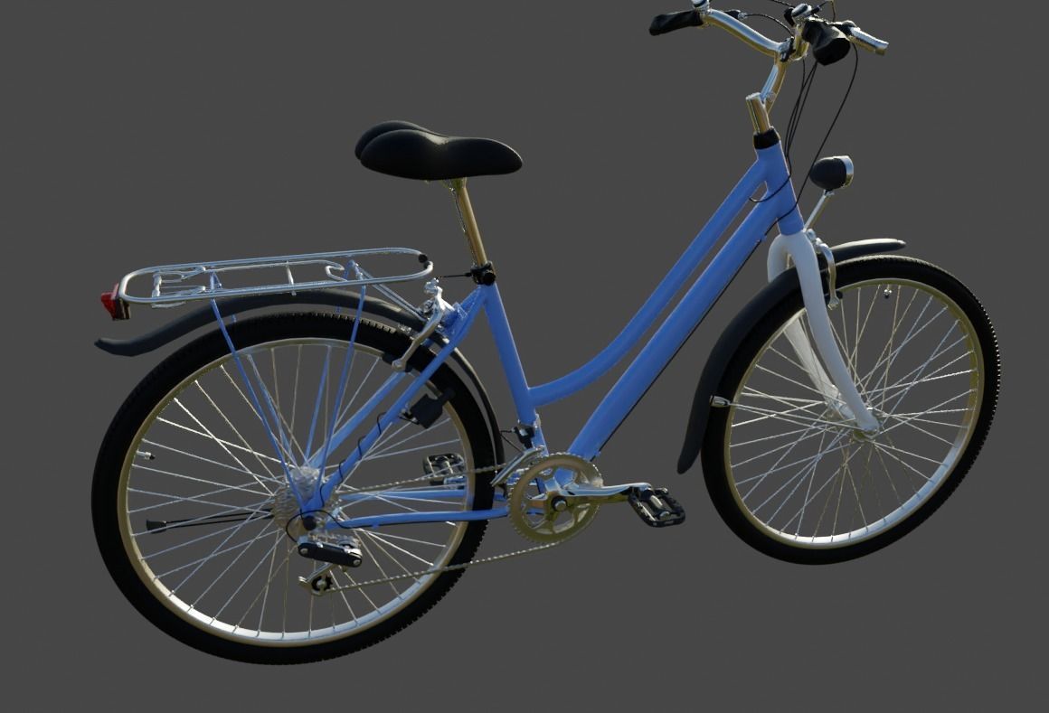 Electric Bicycle 3D model_8