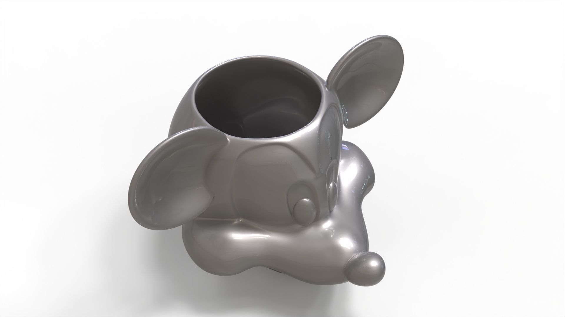 SCULPTED MICKEY MOUSE PENCIL HOLDER 3D print model_4