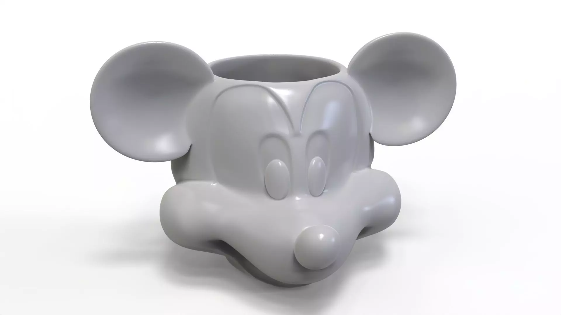SCULPTED MICKEY MOUSE PENCIL HOLDER 3D print model_0