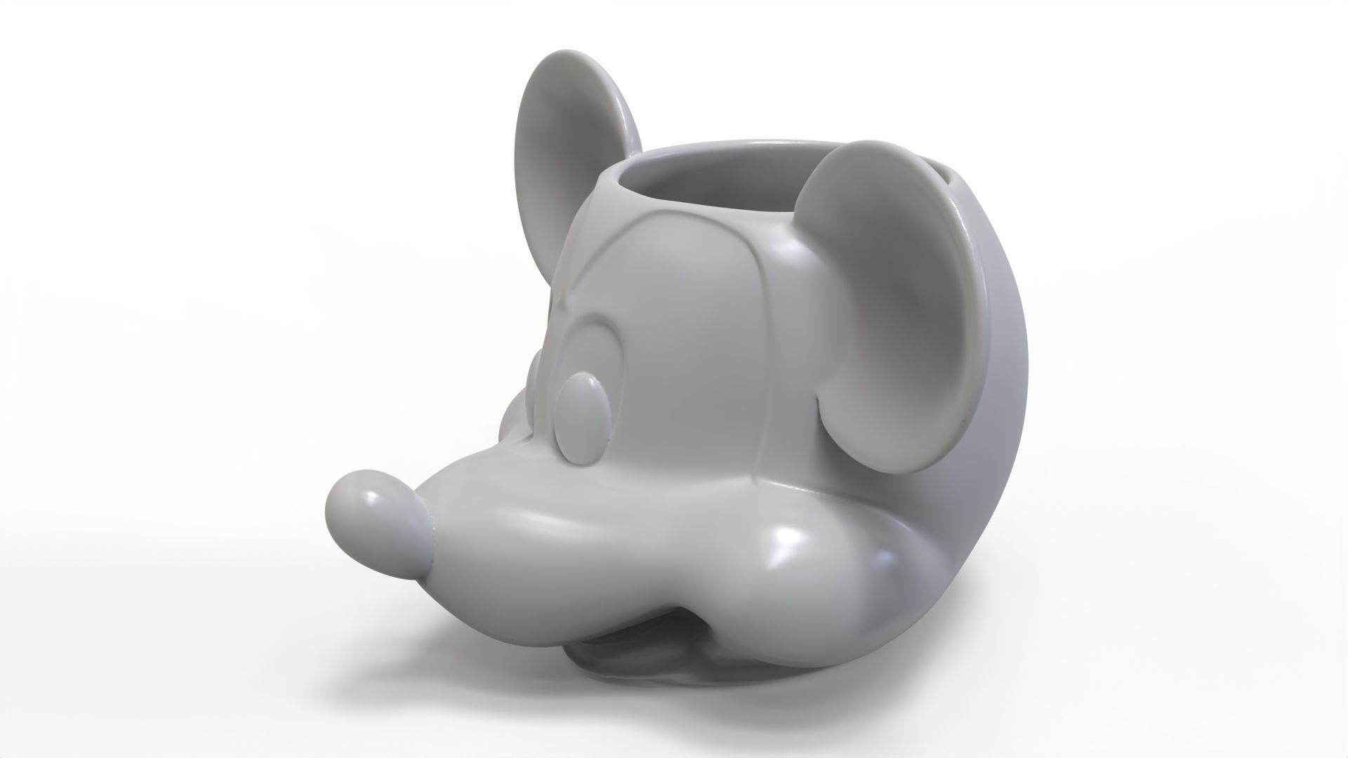 SCULPTED MICKEY MOUSE PENCIL HOLDER 3D print model_2