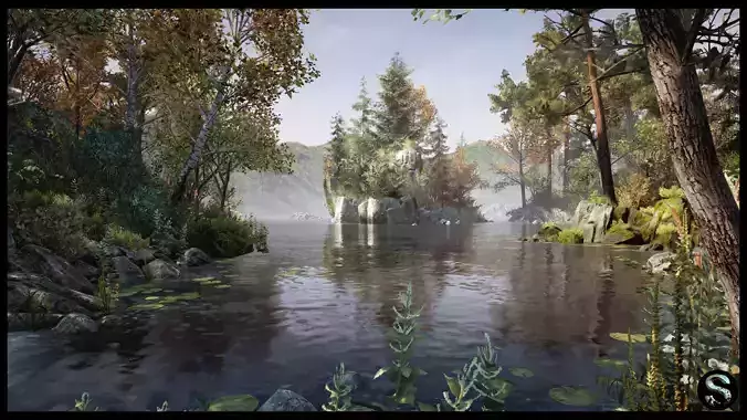 Nature Package Low-poly 3D model Nature Package Low-poly 3D model