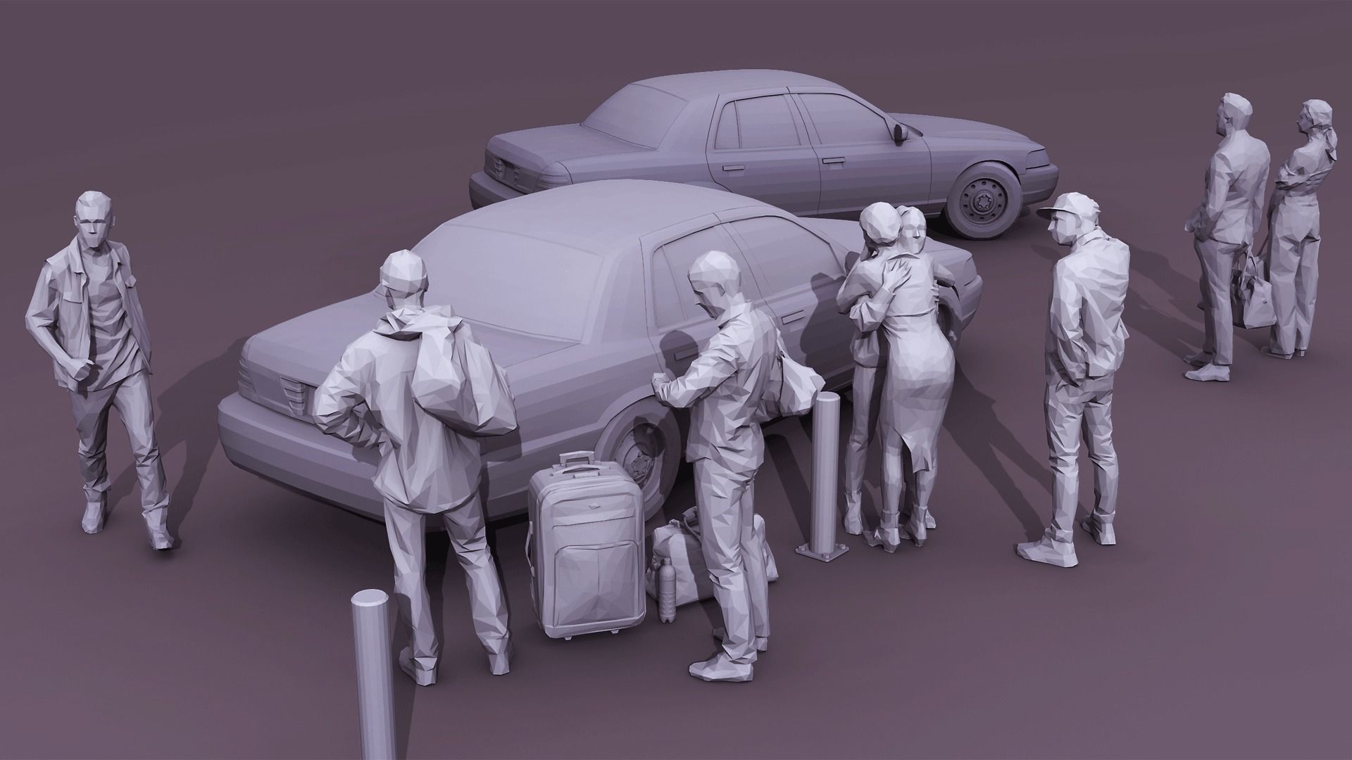 Hyperrealistic Lowpoly Essentials Low-poly 3D model_21