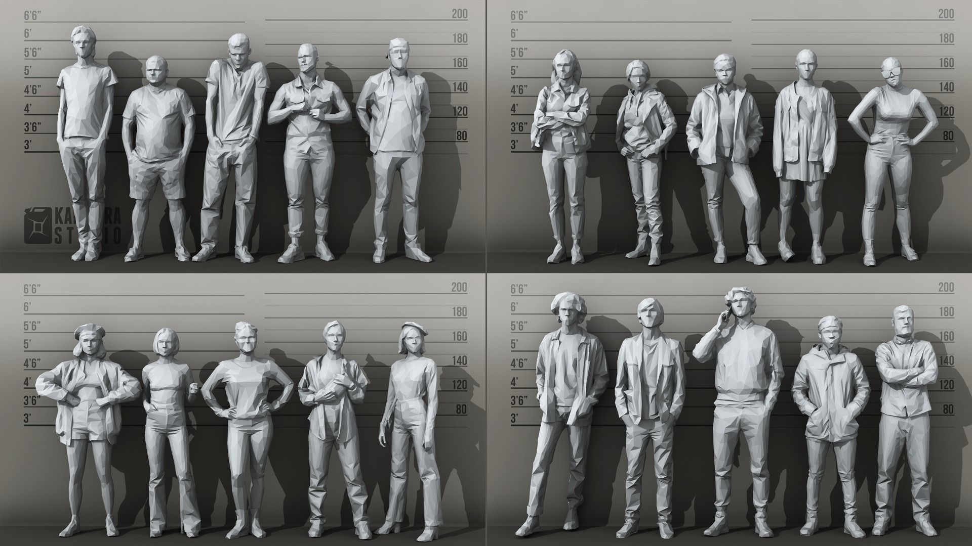 Hyperrealistic Lowpoly Essentials Low-poly 3D model_25