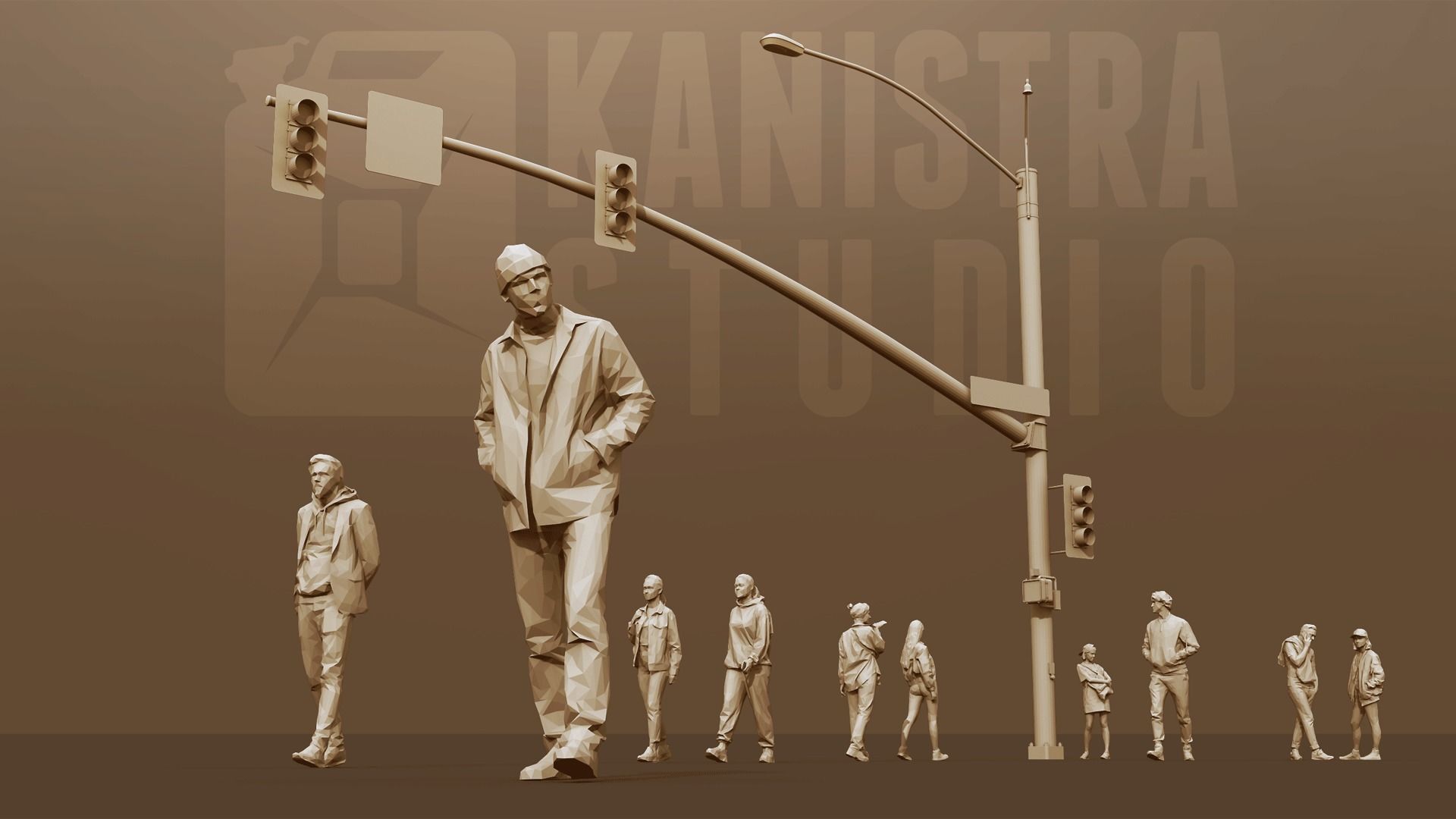 Hyperrealistic Lowpoly Essentials Low-poly 3D model_3