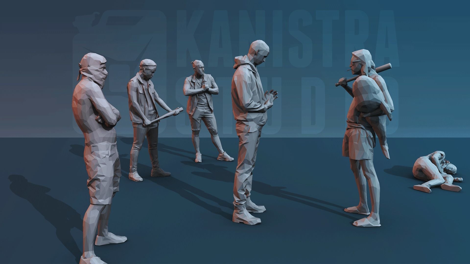 Hyperrealistic Lowpoly Essentials Low-poly 3D model_11