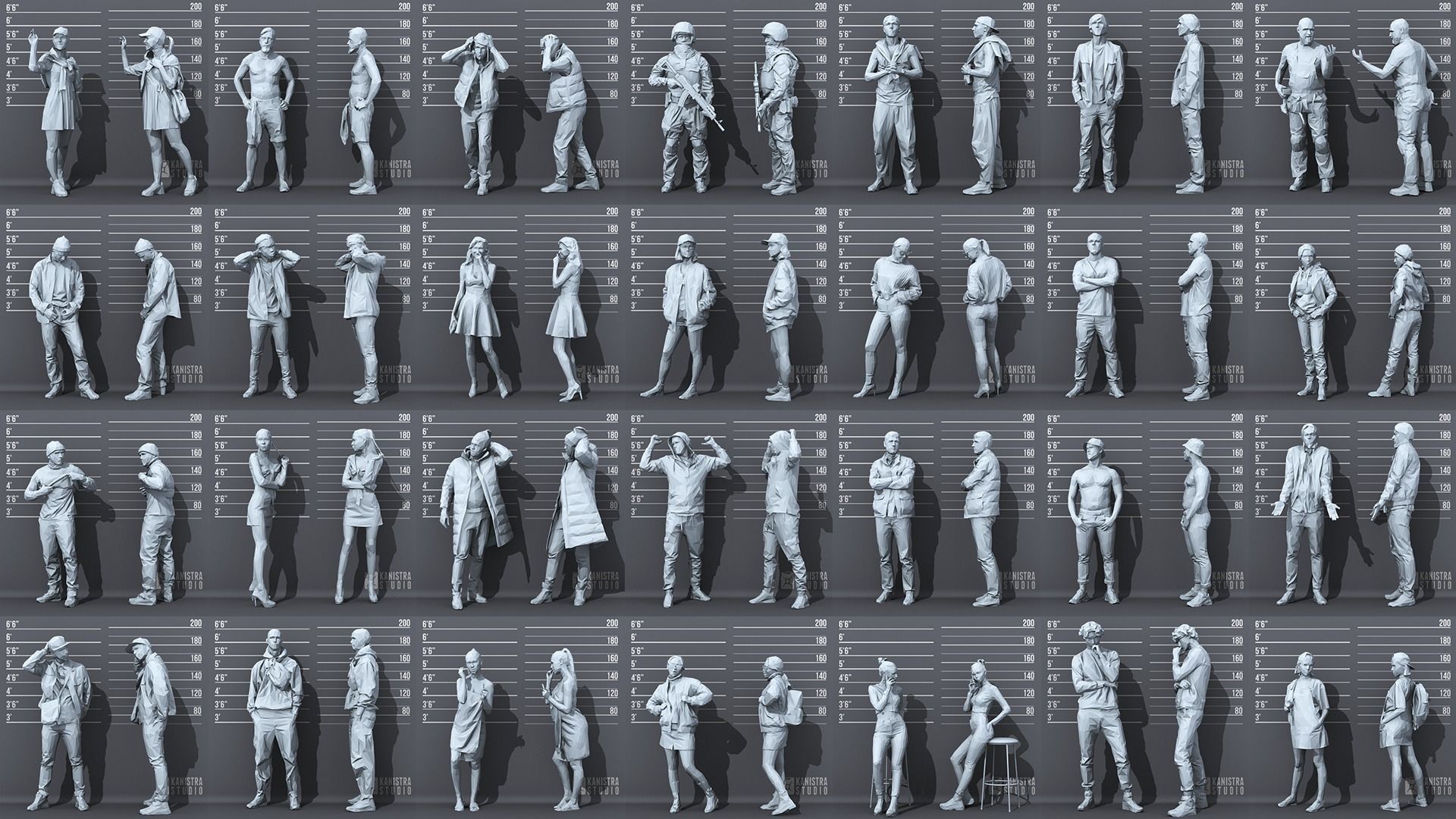 Hyperrealistic Lowpoly Essentials Low-poly 3D model_26