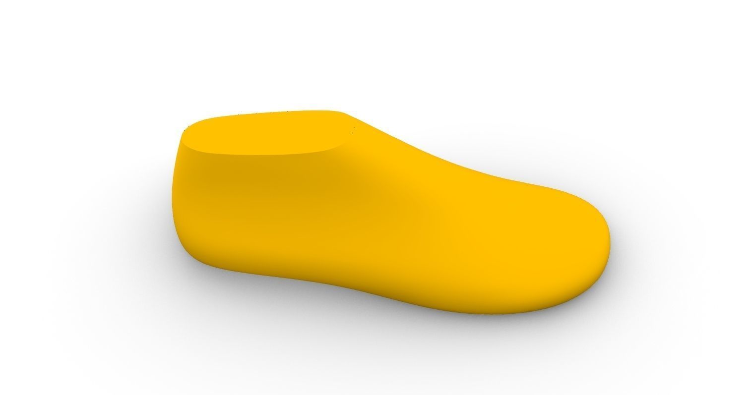 Shoe Last for Slides 3D print model_1