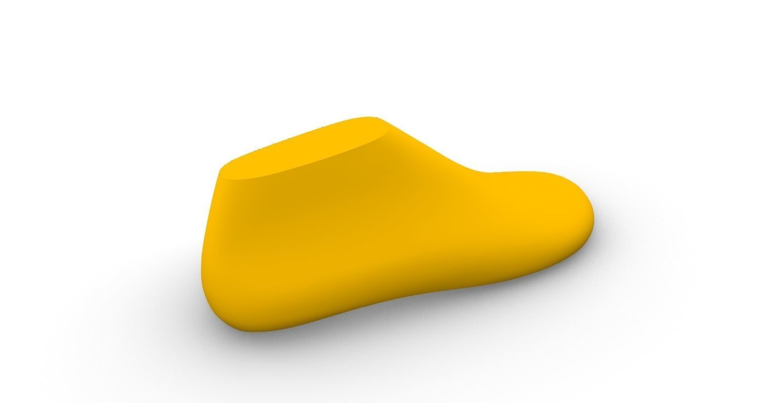 Shoe Last for Slides 3D print model_9
