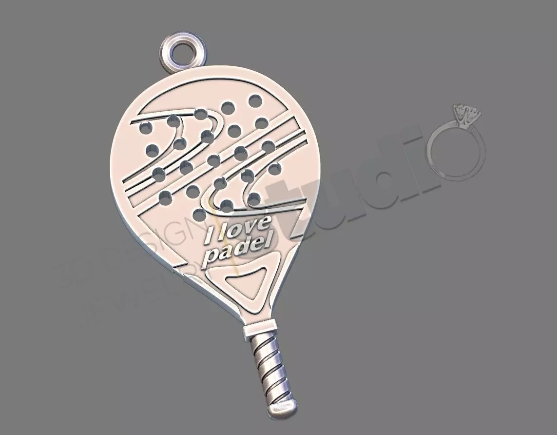 padel racket 3d model 3D print model