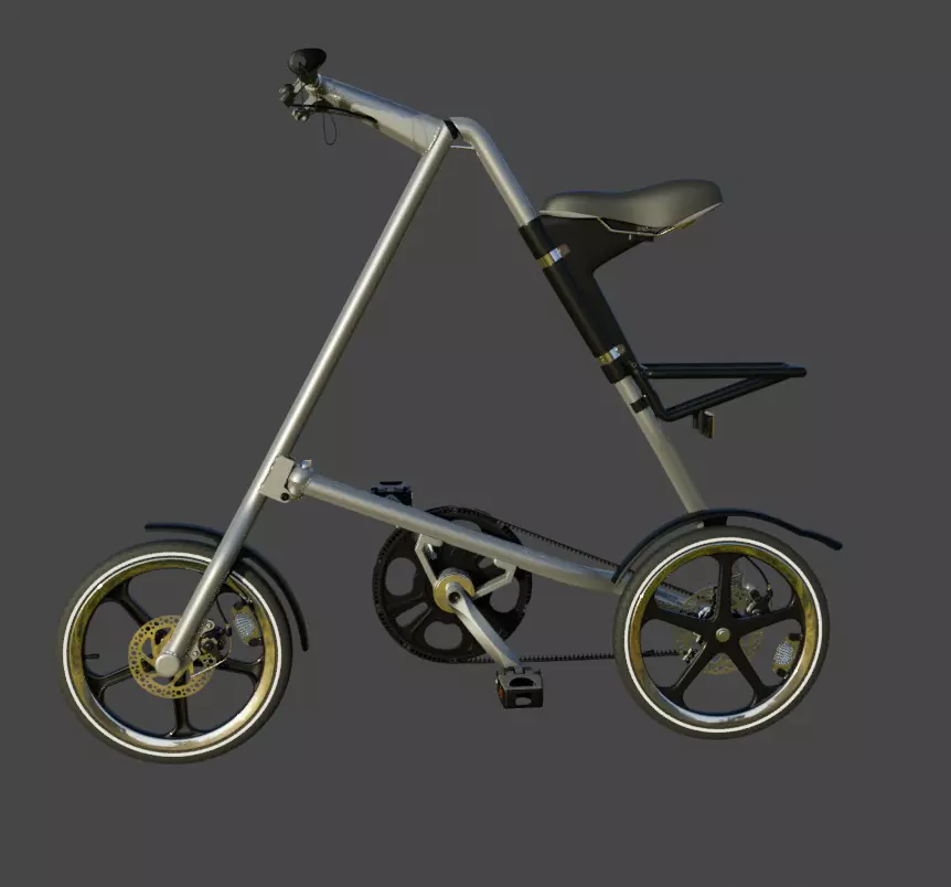 Stride Bike 3D model_0