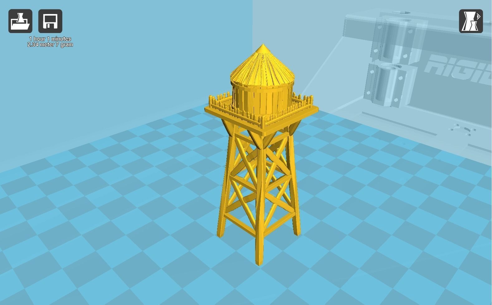Water Tower 3D print model_20