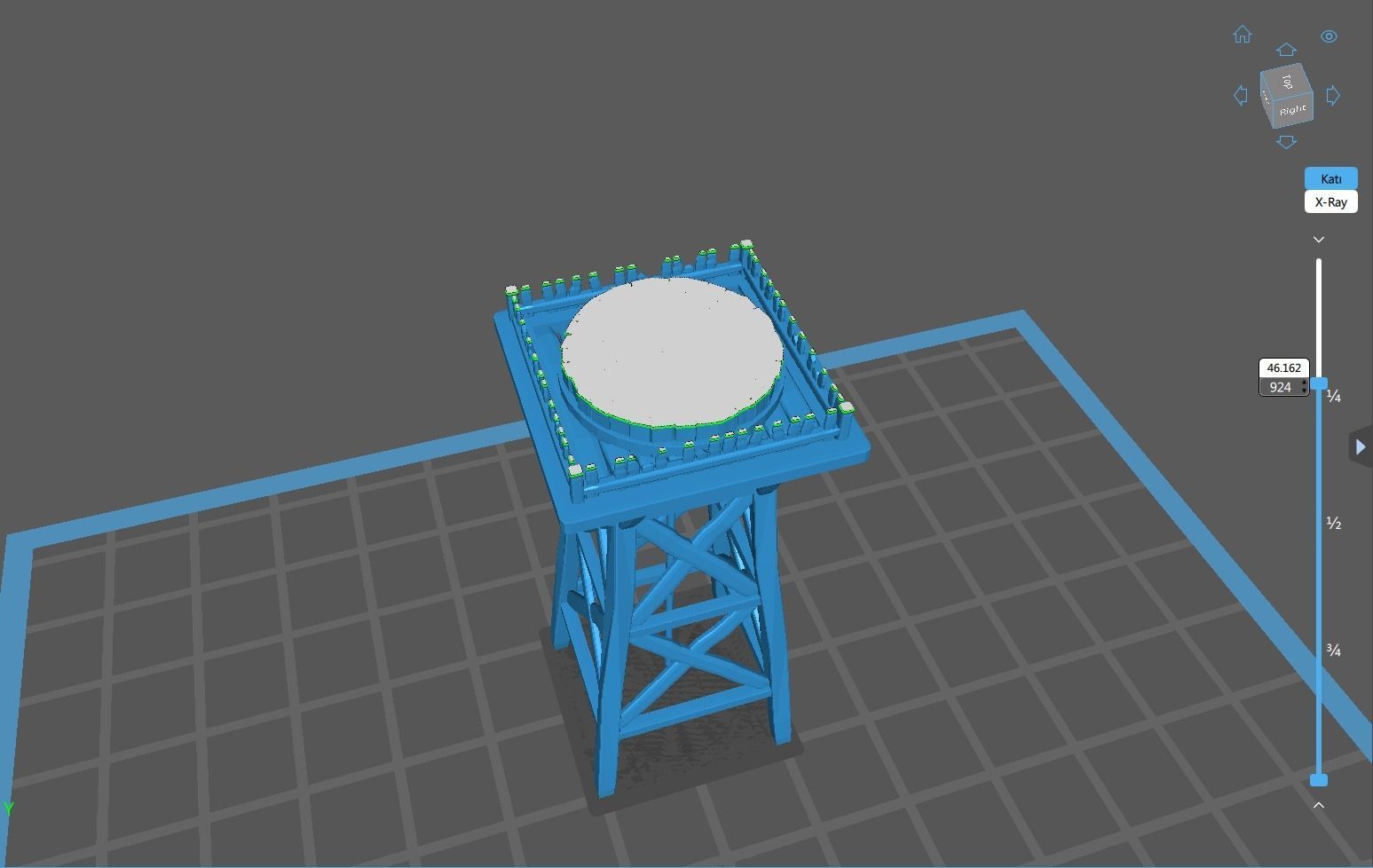 Water Tower 3D print model_17
