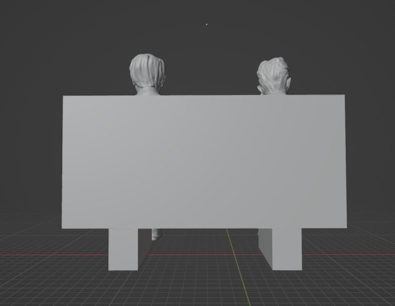 Edison and Tesla Statue 3D print model_19