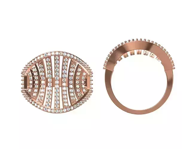 Women Wedding Engagement Ring STL JCD Details