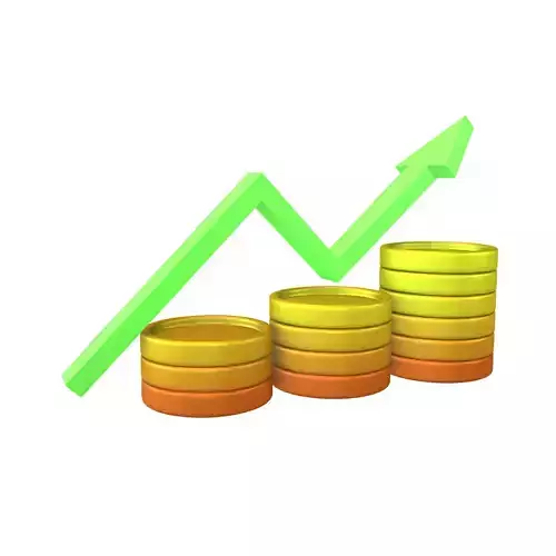 Economic Growth Icon V1 004